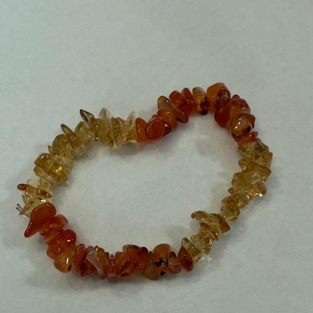 Carnelian Chip Bracelet